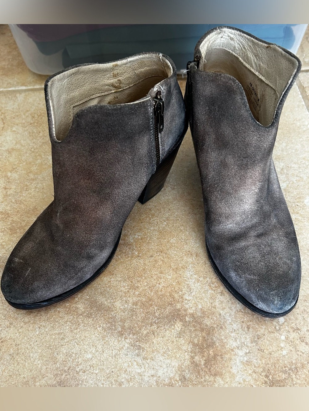 Freebird by Steven “Detroit” Distressed Suede Booties | Size 8